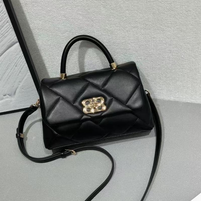 DaiFei kožna torbica, unisex crossbody, s plisiranim uzorkom oblaka, mala kvadratna torba, srednja veličina, proljeće 2025