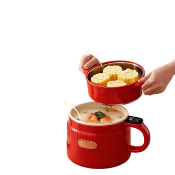 Rizator ceramic inteligent cu funcții integrate de gătit și spălare, potrivit pentru preparate pe bază de zahăr, prăjire și gătire la aburi, cu acoperire email ceramic