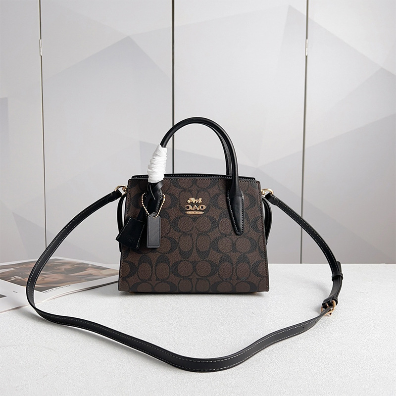 2025 Novi model torbe Andrea Diana - europsko-američki retro satchel, visokokvalitetna koža, mala crossbody torba