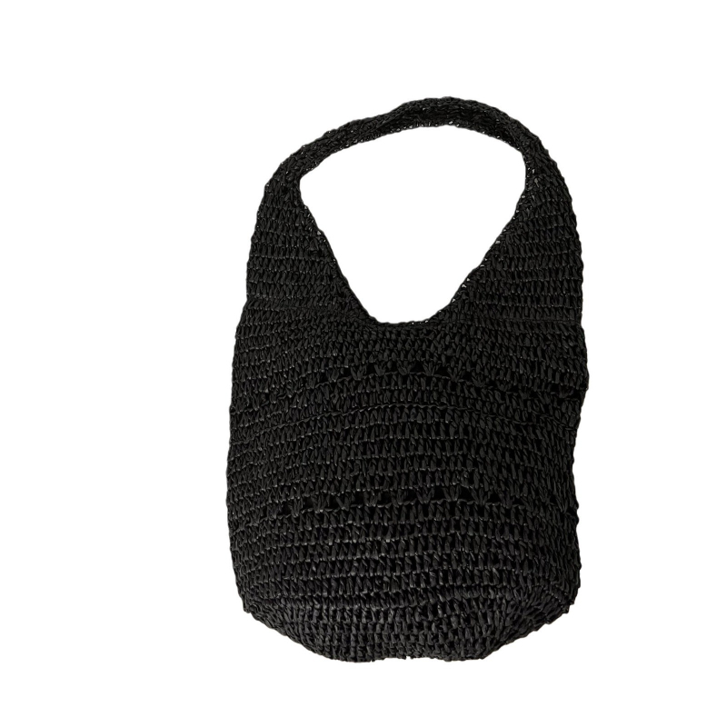 Proljetna 2024 papirno-pletena torba za rame, casual stil, plažna tote