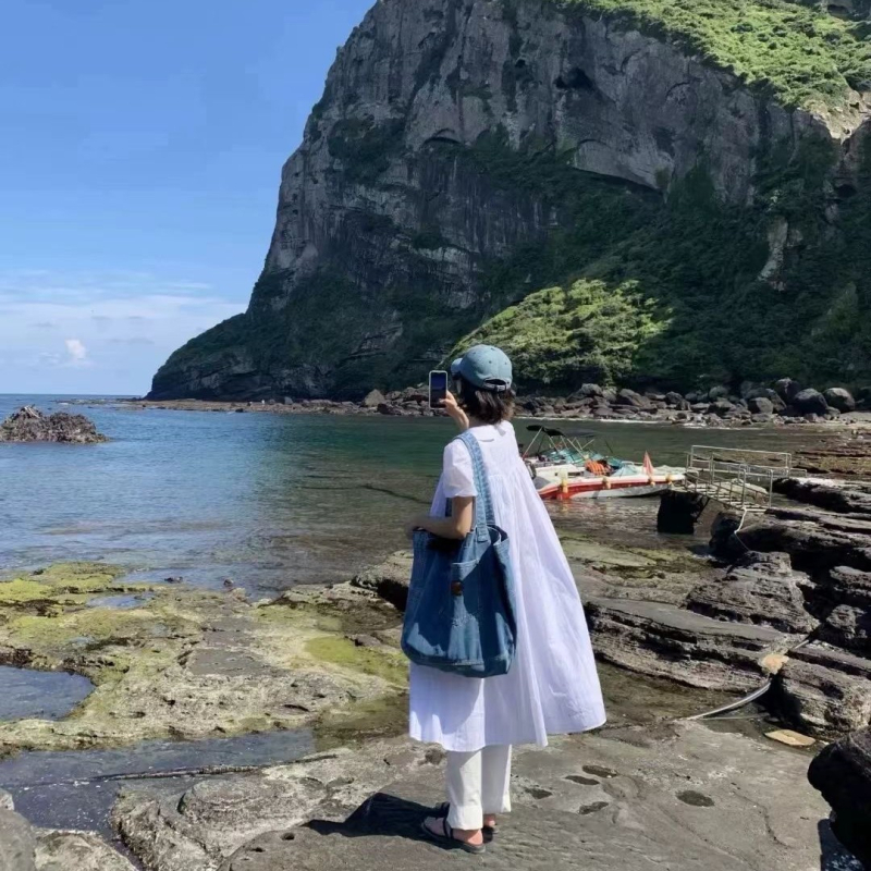 2025 nova retro denim baseball torba za rame - casual, jednostavan dizajn, velika kapaciteta, mekana gornja strana