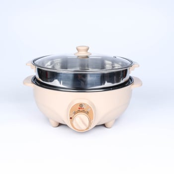 Oală electrică integrată de 32 cm, capacitate 2–3 L, control mecanic – oală electrică multifuncțională pentru uz casnic