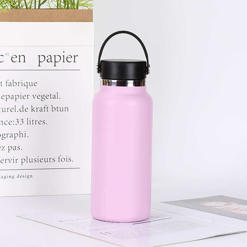 Termos izolat din oțel inoxidabil, 32 oz, pentru activități în aer liber — interior 304, exterior 201, capac filet, gravură personalizabilă