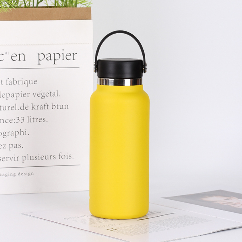 Termos izolat din oțel inoxidabil, 32 oz, pentru activități în aer liber — interior 304, exterior 201, capac filet, gravură personalizabilă