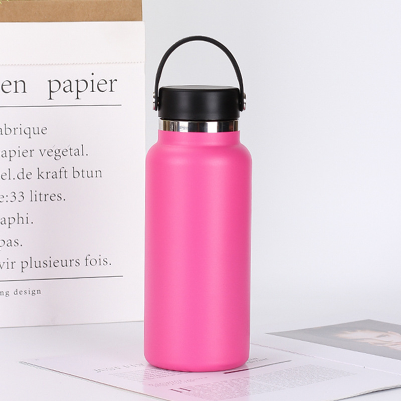 Termos izolat din oțel inoxidabil, 32 oz, pentru activități în aer liber — interior 304, exterior 201, capac filet, gravură personalizabilă