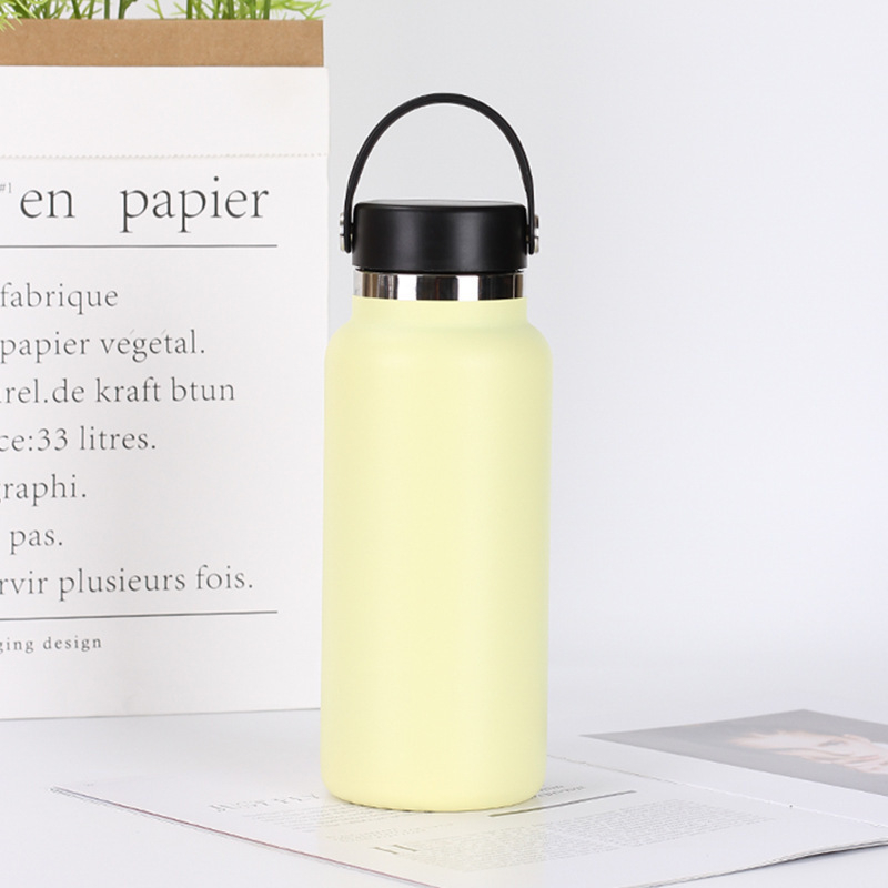 Termos izolat din oțel inoxidabil, 32 oz, pentru activități în aer liber — interior 304, exterior 201, capac filet, gravură personalizabilă