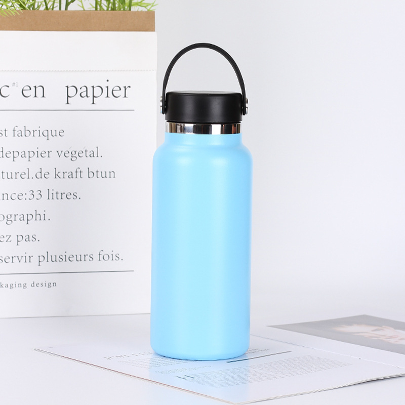Termos izolat din oțel inoxidabil, 32 oz, pentru activități în aer liber — interior 304, exterior 201, capac filet, gravură personalizabilă