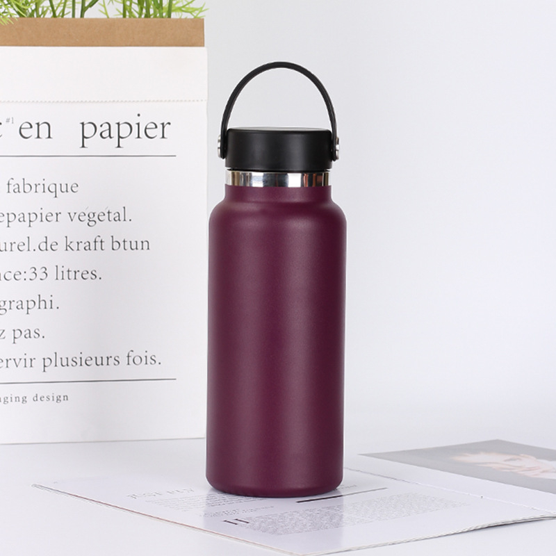 Termos izolat din oțel inoxidabil, 32 oz, pentru activități în aer liber — interior 304, exterior 201, capac filet, gravură personalizabilă
