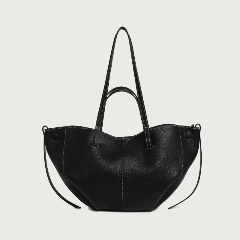 Torba s uzorkom lychee, oblik krila, velika kapaciteta bucket bag, svakodnevna moderna torba
