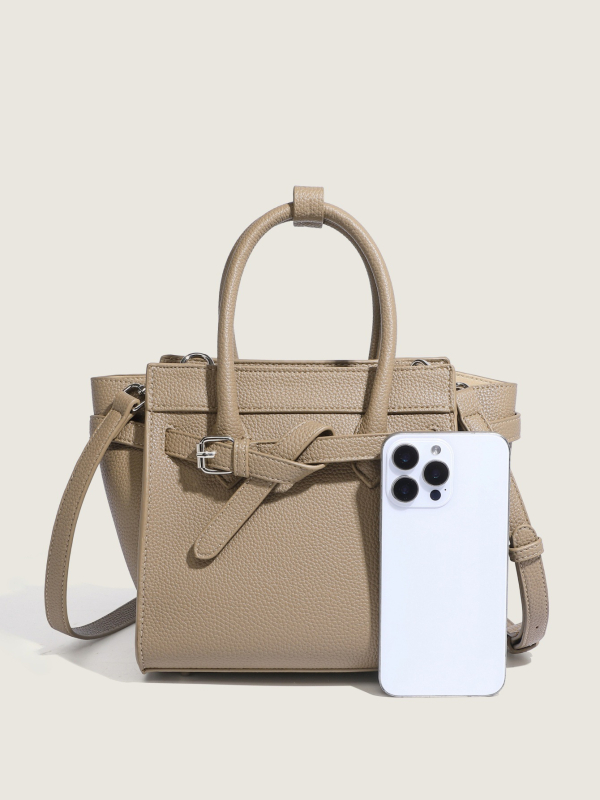 Ženska torba velikog kapaciteta, jednobojna, moderna i luksuzna, dizajn s krilima, preko ramena ili crossbody, bijela