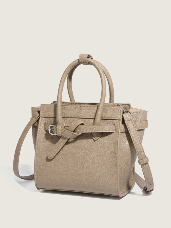 Ženska torba velikog kapaciteta, jednobojna, moderna i luksuzna, dizajn s krilima, preko ramena ili crossbody, bijela