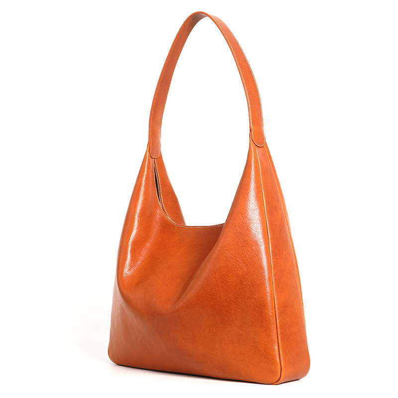 Ženska torbica od prve klase teleće kože, modni retro crossbody, mekana kožna tote, velik kapacitet, svakodnevna torba preko ramena