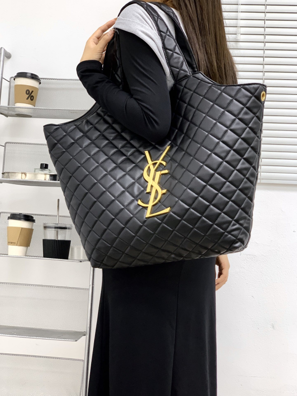 Yangshulin quilted tote torba, velika kapaciteta PU, ručno nošenje