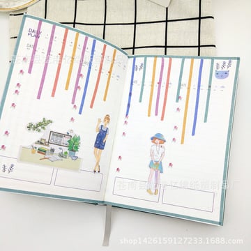 Bleed Line și bandă de hârtie pentru planificator – set drăguț de autocolante decorative cu rame