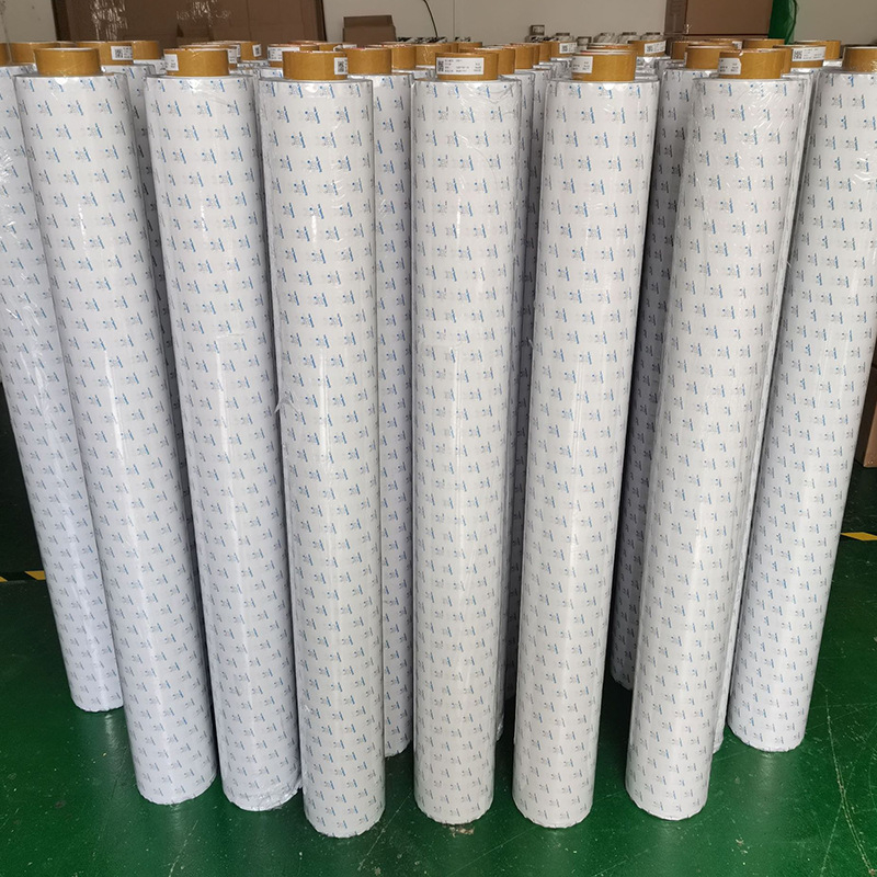 Deer Head DS01PET bandă dublu-adezivă pentru imprimare, fixare film flexibil, vâscozitate înaltă, CM20U patru-dimensională, 50 m × 1220 mm
