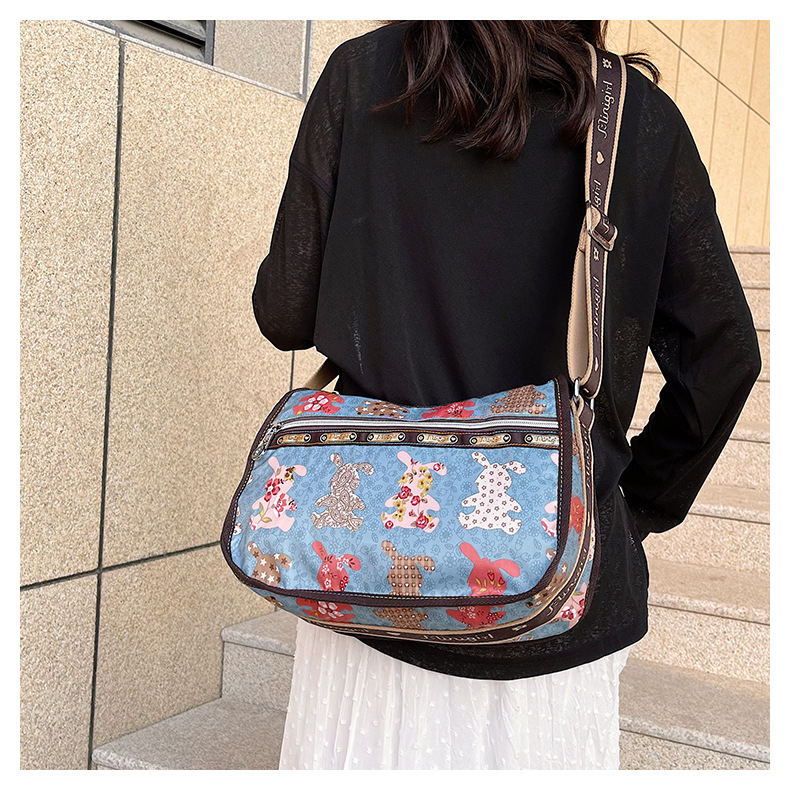 Minigirl denim tote torba, dvodijelni set, velika kapaciteta, vodootporna tkanina padobrana, za žene