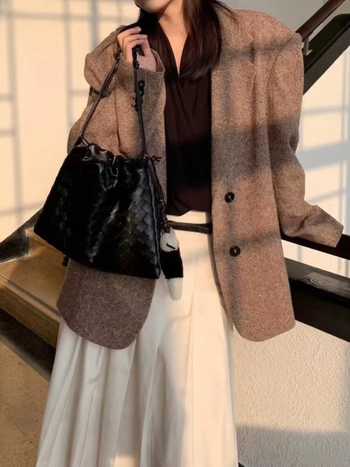 2025 novi model od ovčje kože, tkanata torba s motívom oblaka, ženska crossbody torba za ljeto, jednostavna i svestrana
