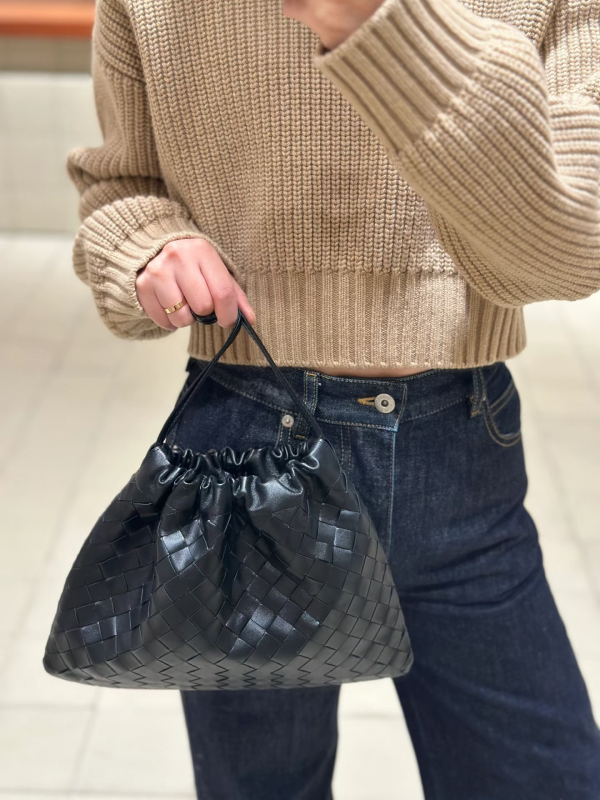 2025 novi model od ovčje kože, tkanata torba s motívom oblaka, ženska crossbody torba za ljeto, jednostavna i svestrana