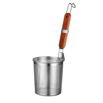 Colander din oțel inoxidabil cu plasă filtrantă pentru tăiței Malatang, mare