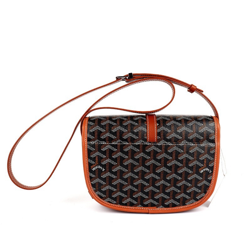 Goya torba s printom dogtooth, Saddle stil, preko ramena, unisex, casual, minimalistička