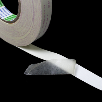 Nitto 5000NS bandă dublu-adezivă, adeziv acrilic, vâscozitate mare, fără reziduuri, 1200 mm × 50 m, suport: țesătură nețesută