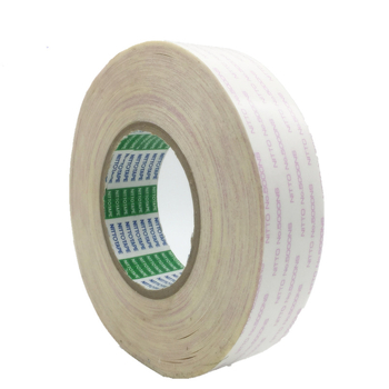 Nitto 5000NS bandă dublu-adezivă, adeziv acrilic, vâscozitate mare, fără reziduuri, 1200 mm × 50 m, suport: țesătură nețesută