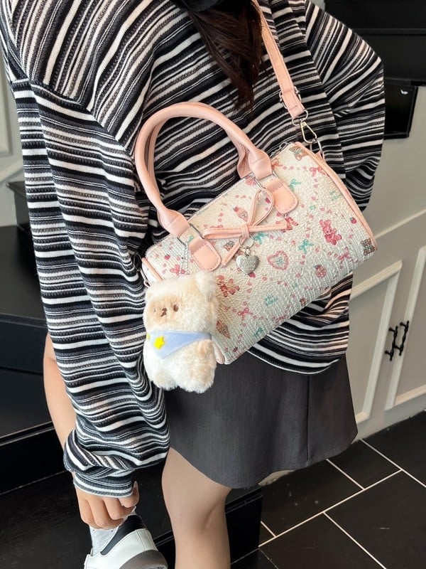 Ženska torba od platna u obliku jastuka, za rame i crossbody, gradski minimalistički stil