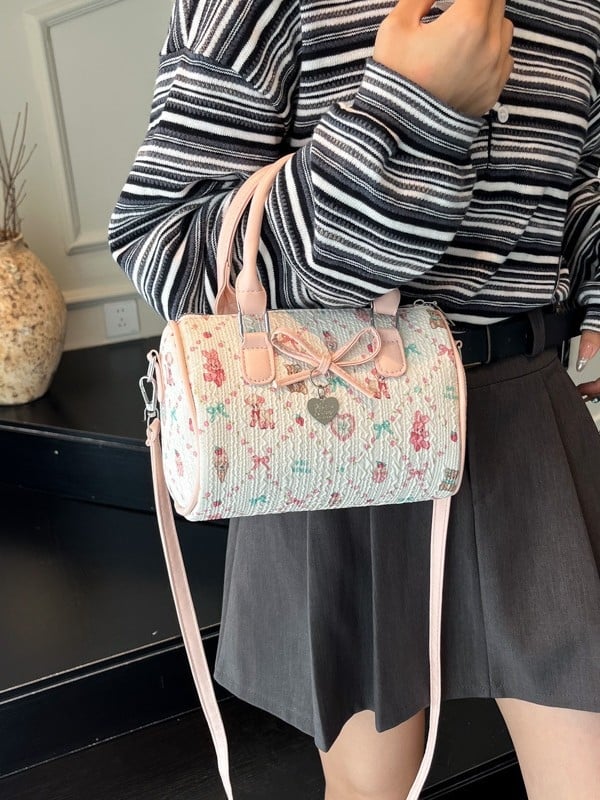 Ženska torba od platna u obliku jastuka, za rame i crossbody, gradski minimalistički stil