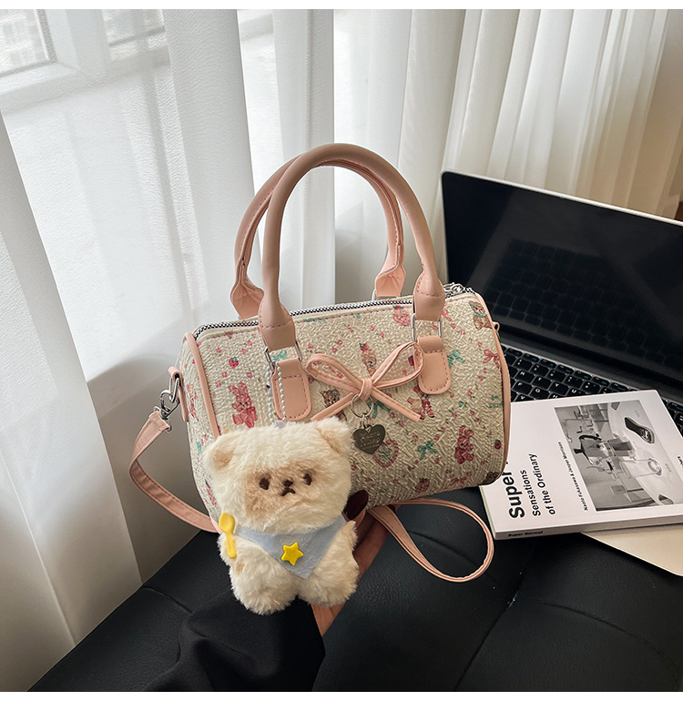 Ženska torba od platna u obliku jastuka, za rame i crossbody, gradski minimalistički stil