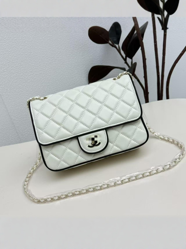 2025 novi stil od prave kože ženska torbica s dijamantnim uzorkom i lancem, za rameno ili crossbody