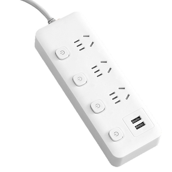 USB удължител за офис с множество гнезда и индивидуални превключватели, интелигентна многофункционална лента за захранване за офис и общежитие