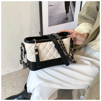 2025 nova moda: torbica s romboidnim šavom i lančanim remenom, mala kvadratna crossbody torba
