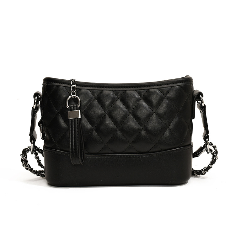 2025 nova moda: torbica s romboidnim šavom i lančanim remenom, mala kvadratna crossbody torba