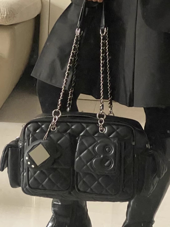 2026 jesen-zima nova kolekcija: crossbody torba s romboidnim uzorkom i višestrukim džepovima, velik kapacitet, minimalistički gradski stil