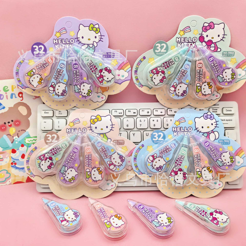 Sanrio KT γάτα διόρθωτική ταινία – μίνι σετ τεσσάρων τεμαχίων