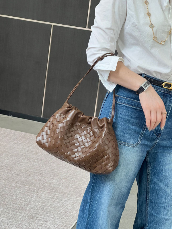 Dustbag torba za jesensko-zimsku sezonu s oblacnom pleteninom, velika kapaciteta, lančana ručka za ramena ili ispod pazuha, Chanel inspirirana ženska moda