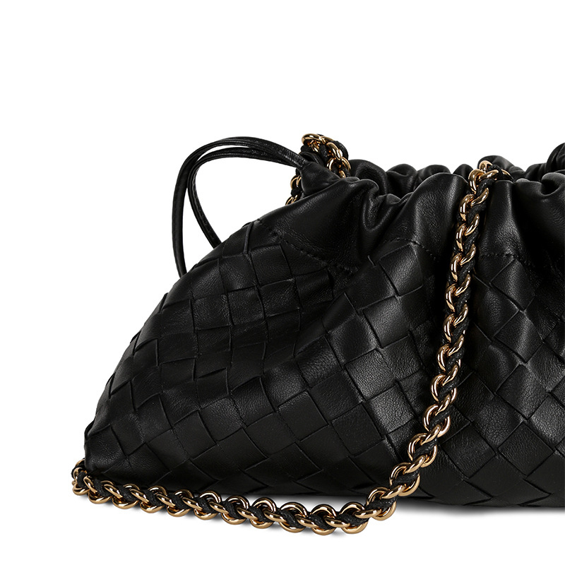 Dustbag torba za jesensko-zimsku sezonu s oblacnom pleteninom, velika kapaciteta, lančana ručka za ramena ili ispod pazuha, Chanel inspirirana ženska moda