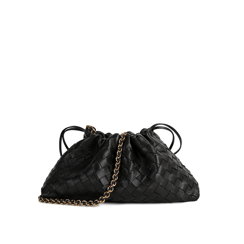 Dustbag torba za jesensko-zimsku sezonu s oblacnom pleteninom, velika kapaciteta, lančana ručka za ramena ili ispod pazuha, Chanel inspirirana ženska moda