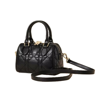 Originalna ženska torba Boston s kapitoniranim uzorkom, PU materijal, mala torba za rame i crossbody, za svakodnevnu upotrebu