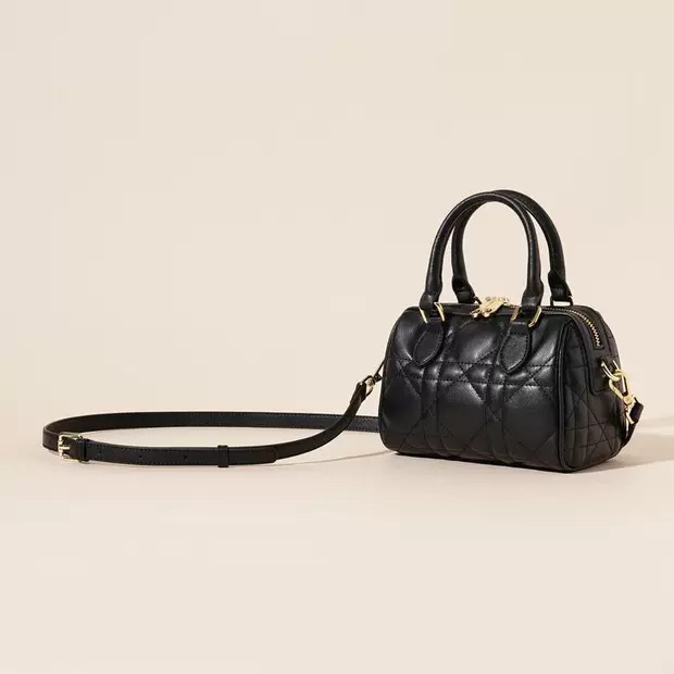 Originalna ženska torba Boston s kapitoniranim uzorkom, PU materijal, mala torba za rame i crossbody, za svakodnevnu upotrebu