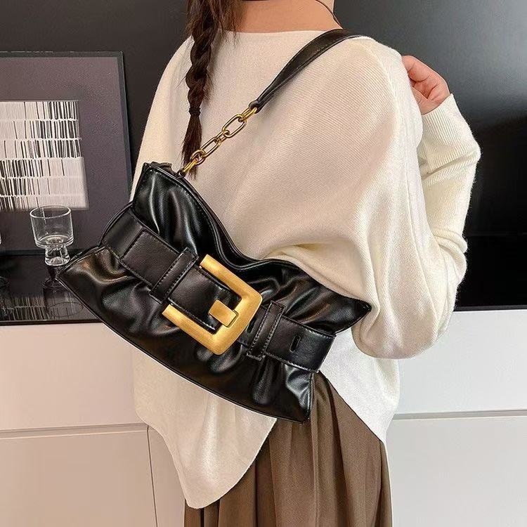 Ženska cross-border torba, 2025, euro-američki stil, plisirana tekstura oblaka, svestrana velika zapremina, torba preko ramena i crossbody