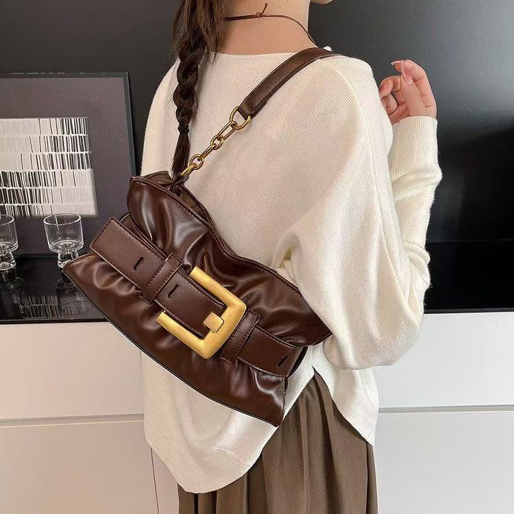 Ženska cross-border torba, 2025, euro-američki stil, plisirana tekstura oblaka, svestrana velika zapremina, torba preko ramena i crossbody
