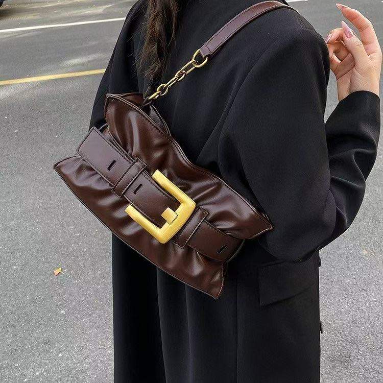 Ženska cross-border torba, 2025, euro-američki stil, plisirana tekstura oblaka, svestrana velika zapremina, torba preko ramena i crossbody