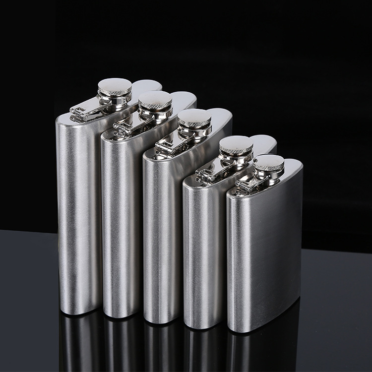 Flașă portabilă din oțel inoxidabil pentru exterior, capacitate 1–20 oz, cu siglă