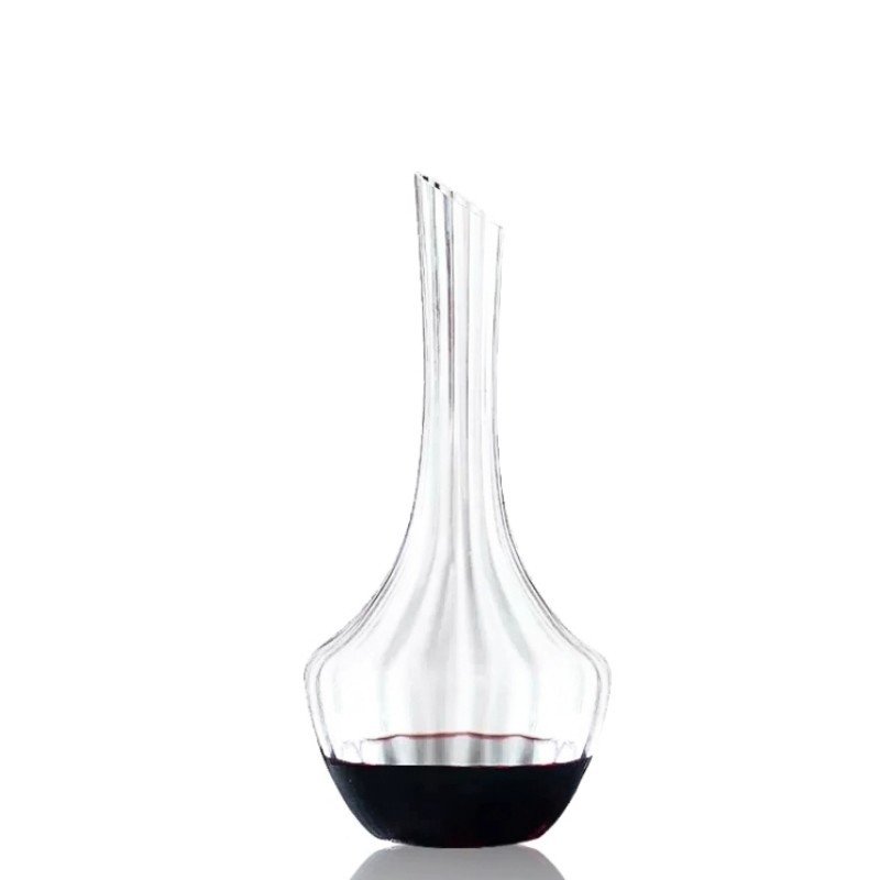 Three Carats Decanter de vin din cristal pentru vin roșu, stil european, dozator de vin pentru uz casnic, capacitate peste 1000 ml
