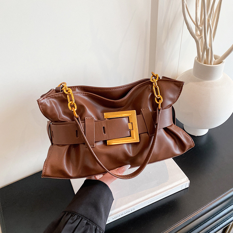 PU kožna torba u korejskom stilu s plisiranim oblikom oblaka, srednje veličine, ramena i crossbody, velika kapaciteta