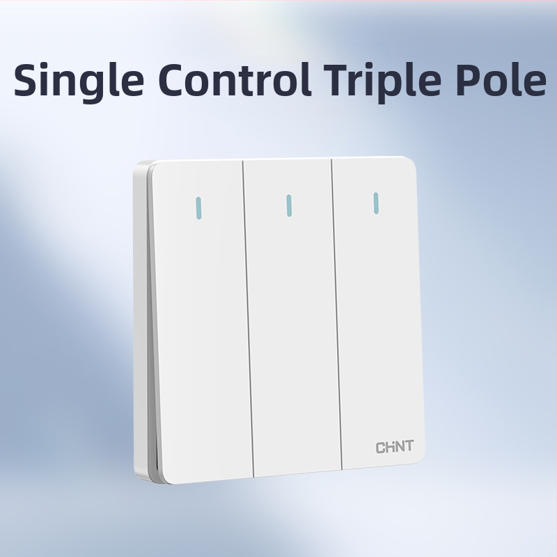 Chint skrytý stenu spínač a zásuvka, panel s 1 modulom, 5 otvorov, krémová farba, biela 6C