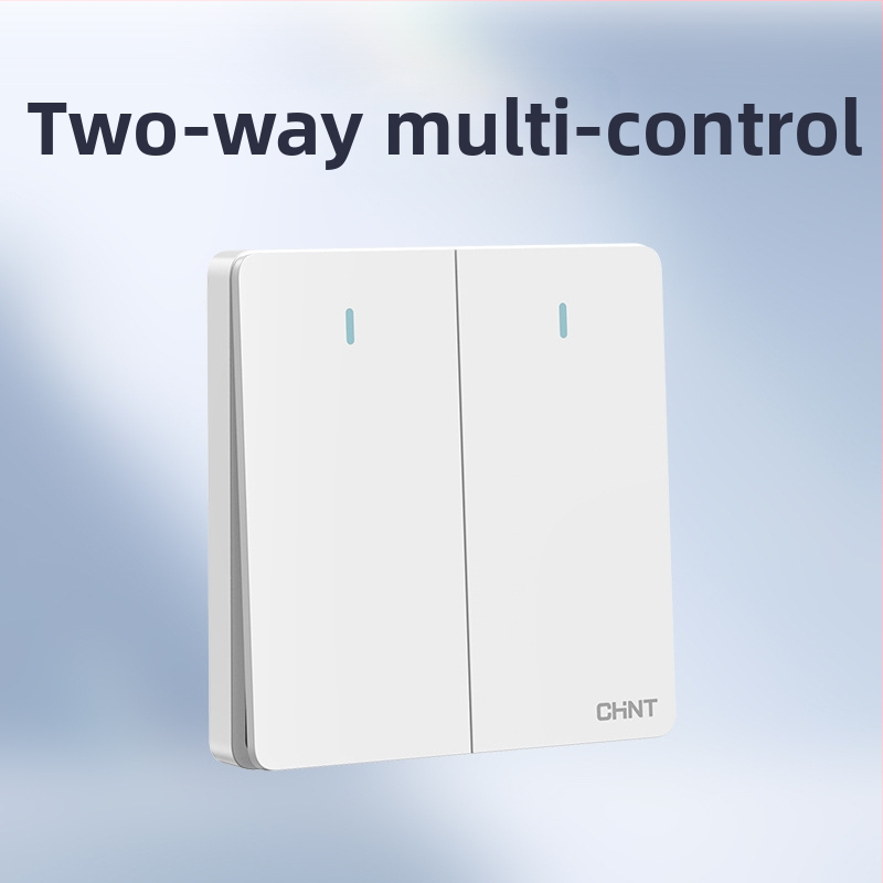 Chint skrytý stenu spínač a zásuvka, panel s 1 modulom, 5 otvorov, krémová farba, biela 6C