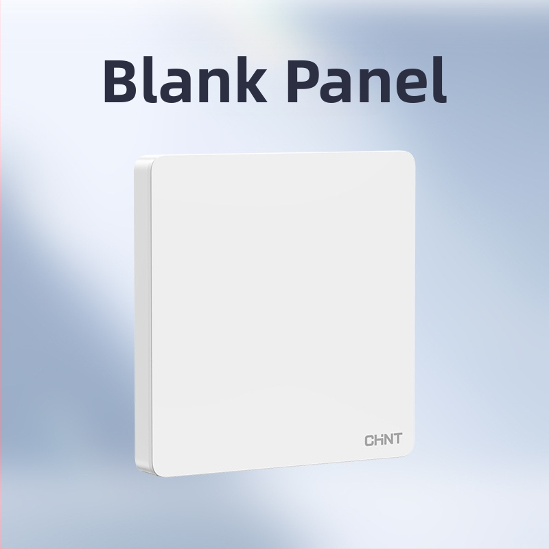 Chint skrytý stenu spínač a zásuvka, panel s 1 modulom, 5 otvorov, krémová farba, biela 6C
