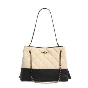 Ženska tote torbica od mikrovlaknaste kože sa rombom uzorkom, velika kapaciteta, crossbody nošenje
